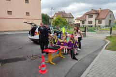 3.6.2024 Návštěva MŠ Jevíčko na hasičárně