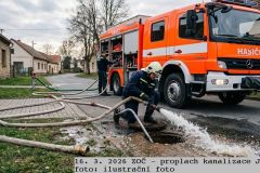 16. 3. 2026 ZOČ Jevíčko - proplach kanalizace