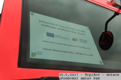 25.5.2017 - dotace obcím - Pardubický kraj