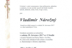 29.7.2017 rozloučení s br. Vl. Nárožným