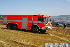 4.7.2018 požár Drválovice