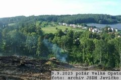 9.9.2023 požár Velké Opatovice