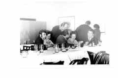 Beseda členů SDh Jevíčko a rodinných příslušníků v Jednotném klubu pracujících 24.1.1971