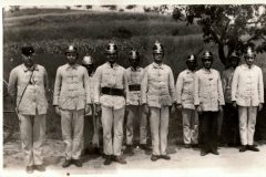 Hasičské cvičení na silnici do Smolna 1943