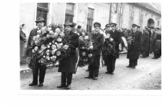 Pohřeb velitele sboru Stanislava Kobylky 18.3.1966