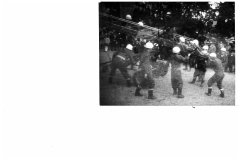 Ukázkové cvičení na kostel Velké Opatovice 28.7.1968